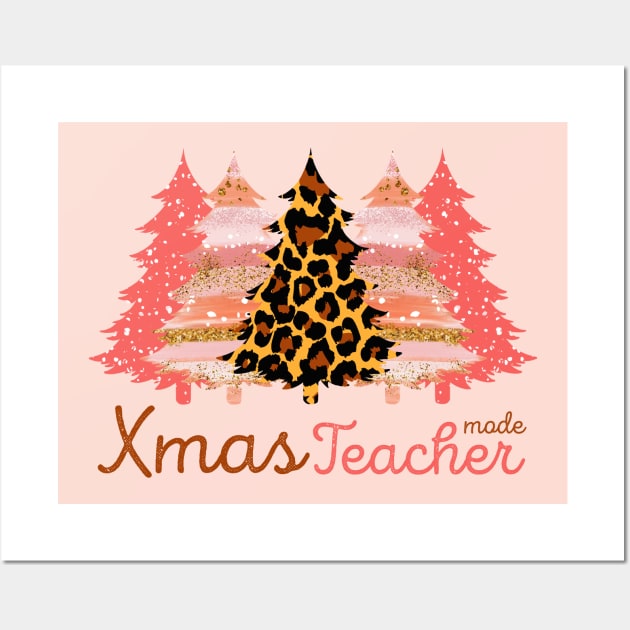 Funny christmas presents for Xmas teachers mode Wall Art by NIKA13